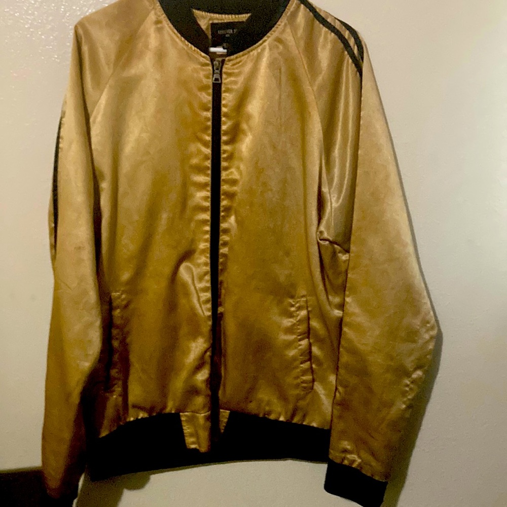 Gold oversized jacket